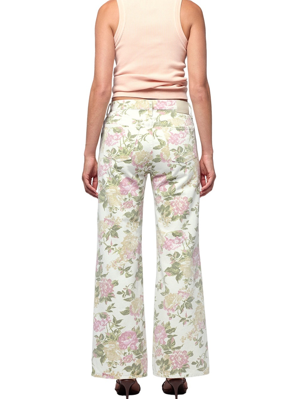 Kimberly 70’s Flare Jean - English Rose - Picture 4 of 8